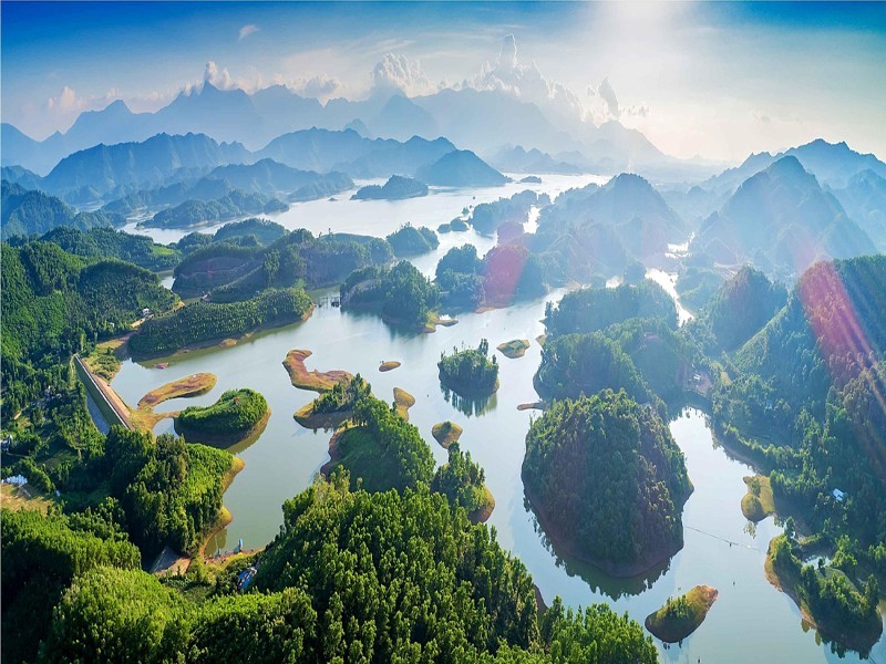 Toàn cảnh hồ tại Thái Nguyên